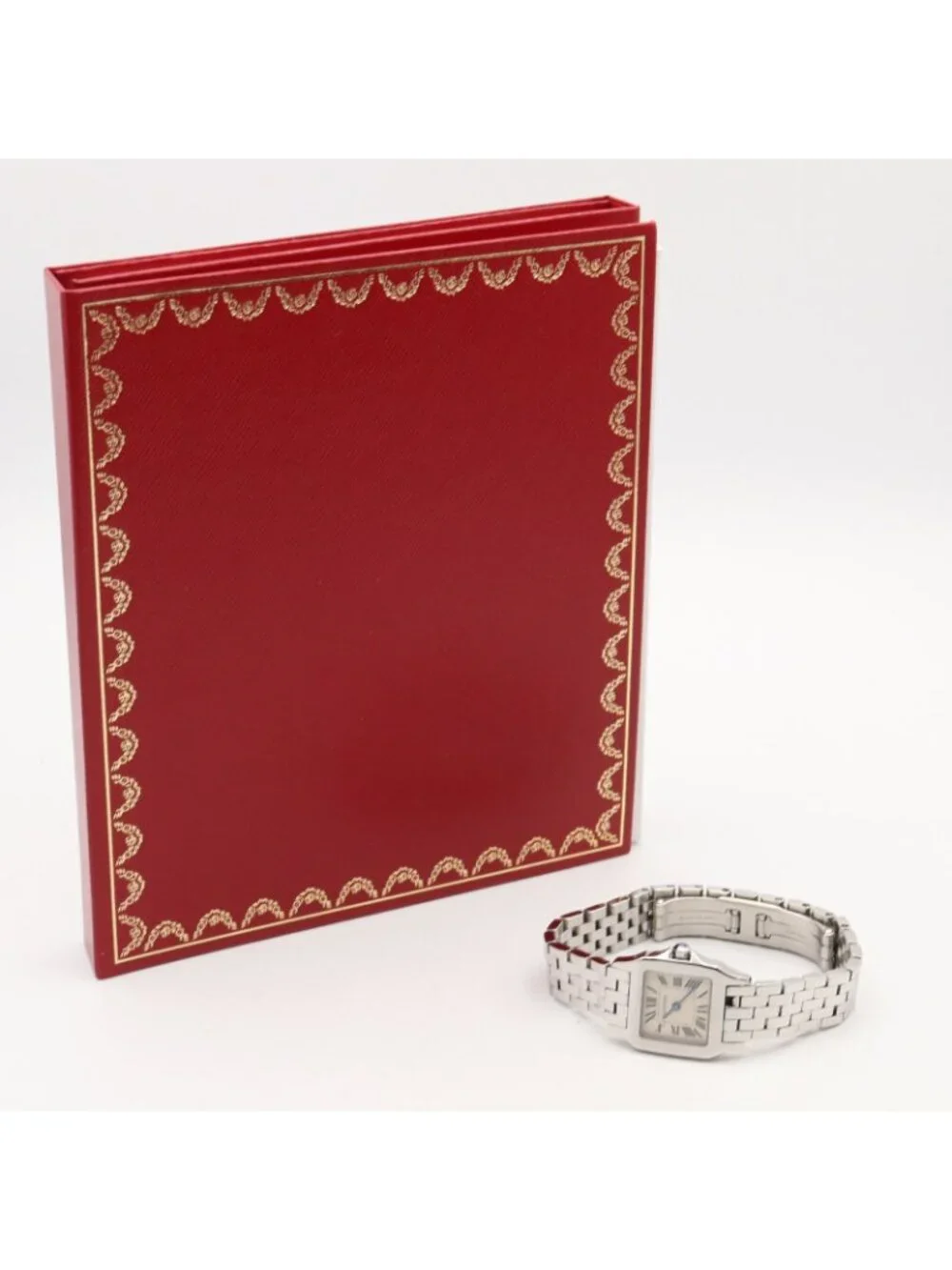 Cartier Watch Santos Demoiselle SM Ivory Stainless Steel